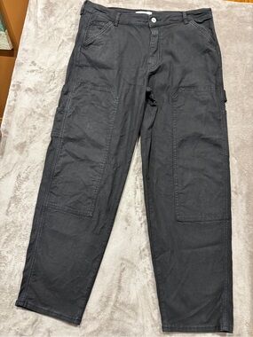 Mavi Men's Black Cargo Pants “Double-knee pants.”